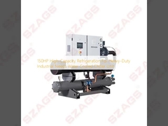 เครื่องทำความเย็นขนาด 150 แรงม้า ความจุสูง สำหรับงานอุตสาหกรรมหนัก ชุดทำความเย็นแบบใช้น้ำ