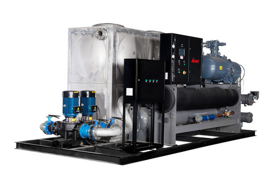 ซื้อ 75HP Water Cooled Central Chiller เครื่องทำน้ำเย็นแบบเกลียวพลังงานสูง online manufacture