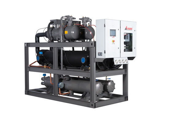 ซื้อ 280 Tr Industrial Water Cooled Screw Chiller 280HP เสียงรบกวนต่ำ online manufacture