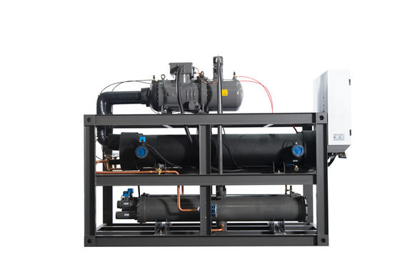 ซื้อ 100HP Screw Type Water Cooled Chiller CE ISO9001 เครื่องทำน้ำเย็นแบบระบายความร้อนด้วยน้ำ online manufacture