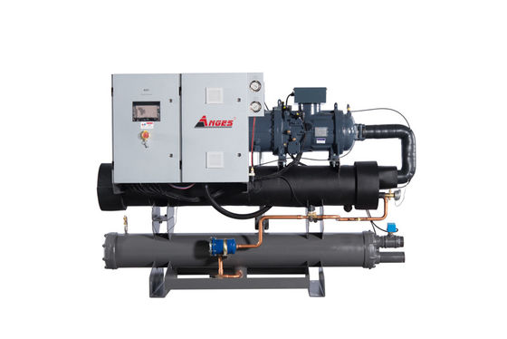 ซื้อ สกรูชิลเลอร์ระบายความร้อนด้วยน้ำ 50 ตัน 50HP เครื่องทำน้ำเย็นไกลคอลพลาสติก online manufacture