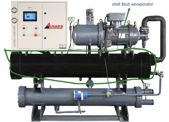 ซื้อ เครื่องทำน้ำเย็นแบบเกลียว 240HP ISO9001 เครื่องทำน้ำเย็นแบบสกรู online manufacture
