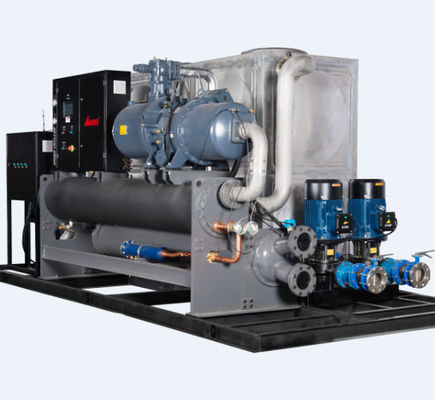 ซื้อ 50HP Integrated Water Cooled Chiller System Shell and Tube Package Unit online manufacture