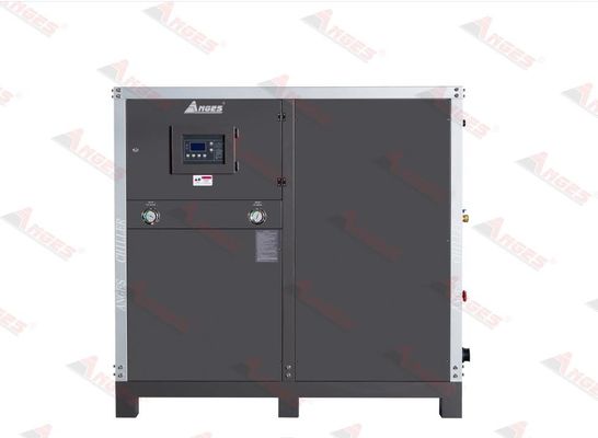 ซื้อ เครื่องทำน้ำเย็นอุตสาหกรรมคอมเพรสเซอร์ 12hp หน่วยเชลล์และคอนเดนเซอร์ท่อ online manufacture