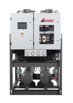 ซื้อ เครื่องทําความเย็นน้ําอุตสาหกรรม 50hp ระบบบูรณาการ แบบสกรูครึ่งแอร์เมติก online manufacture