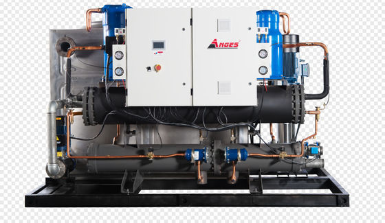 ซื้อ 280hp เครื่องทําความเย็นอุตสาหกรรม ระบบบูรณาการ แบบสกรูครึ่งแอร์เมติก online manufacture