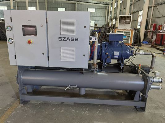 ซื้อ เครื่องเย็นแบบสกรูที่เย็นด้วยน้ํา 100hp พร้อมเครื่องปรับแฮนเบล online manufacture