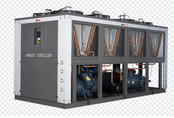 ซื้อ 150HP อุตสาหกรรมอากาศเย็นสกรู Chiller สําหรับเครื่องยนต์หนังบลูและ PET กระป๋องสาย online manufacture