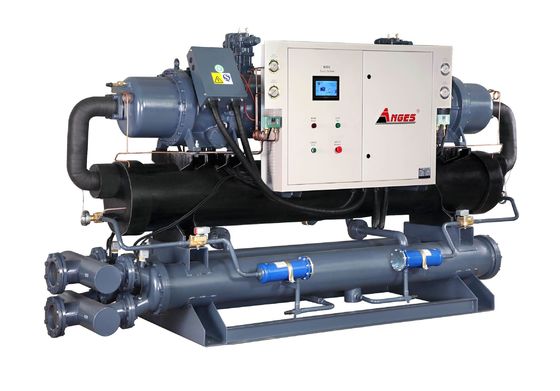 ซื้อ เครื่องทําความเย็นแบบสกรูปรับน้ําอุตสาหกรรม 200HP พร้อม 2 เครื่องปรับความเย็น online manufacture