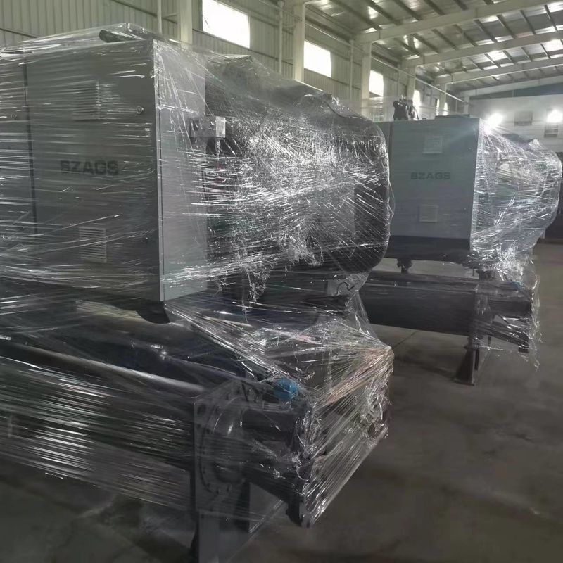 60hp อุตสาหกรรมน้ําเย็น Chiller ระบบบูรณาการ Semi-Hermetic แบบสกรู