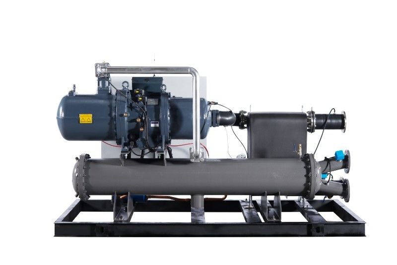 250HP ชุบชนิด Chiller Shelli และหลอด Chiller หน่วยแพคเกจสําหรับการเป่าการพิมพ์อุตสาหกรรม