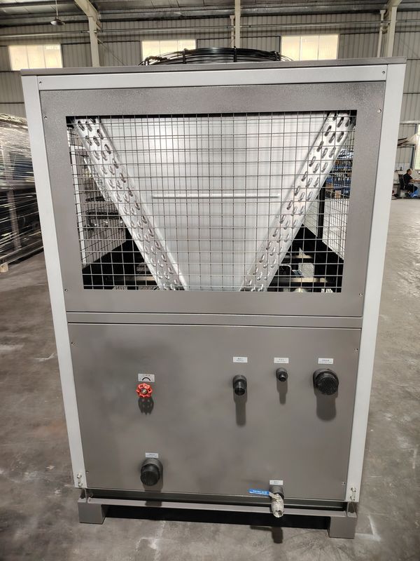 เครื่องทำความเย็นแบบอุตสาหกรรม 20HP Air-cooled Chiller สำหรับการประหยัดพลังงานในการฉีดขึ้นรูป/การชุบ/การทำความเย็นด้วยเลเซอร์