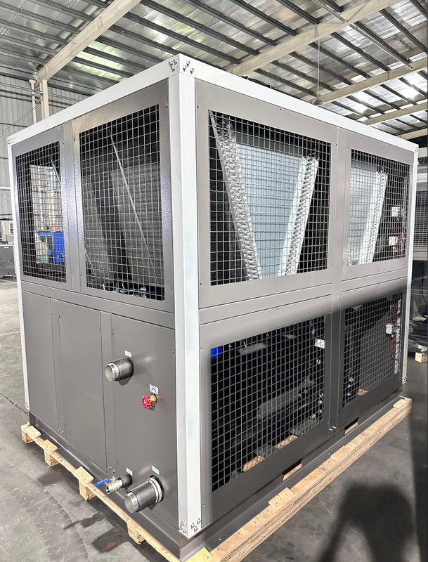 โรงงานตรง 60HP อุตสาหกรรมน้ํา Chiller อากาศเย็น Chiller สําหรับเครื่องปั่นฉีด