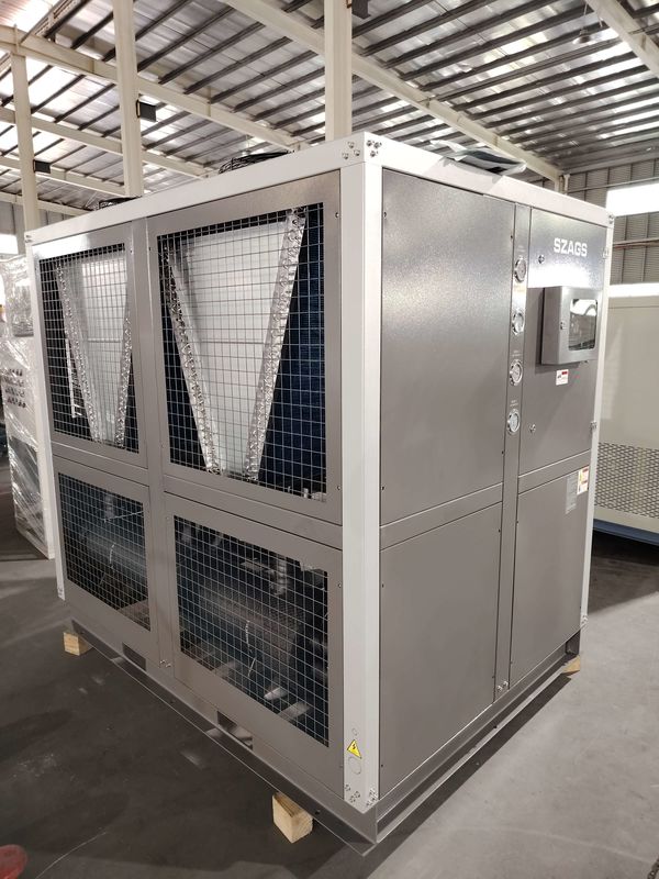 เครื่องทําความเย็นน้ําแบบกระบวนการอุตสาหกรรม 30HP ระบบทําความเย็นเครื่องทําความเย็นน้ํา 92kW Glycol