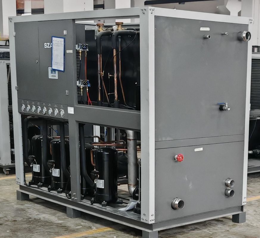 AW-40 ((F) 40HP เครื่องเย็นน้ําสําหรับการแปรรูปผลิตภัณฑ์พลาสติก เครื่องเย็น 40RT สําหรับเครื่องปั่นฉีด Yizumi