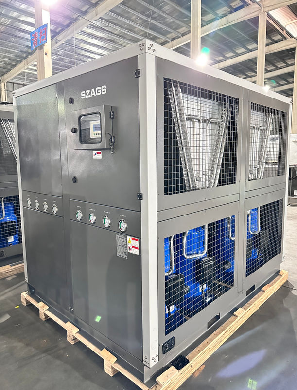 เครื่องทําความเย็นน้ําพกพา 345L/750L พร้อมถังน้ําและความจุในการทําความเย็น 60 HP