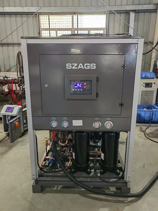 20HP ระบบปรับปรุงความเย็นด้วยอากาศ อุตสาหกรรมปรับปรุงความเย็นด้วยอากาศ แบบสครอลล์ เครื่องปรับปรุงน้ํา