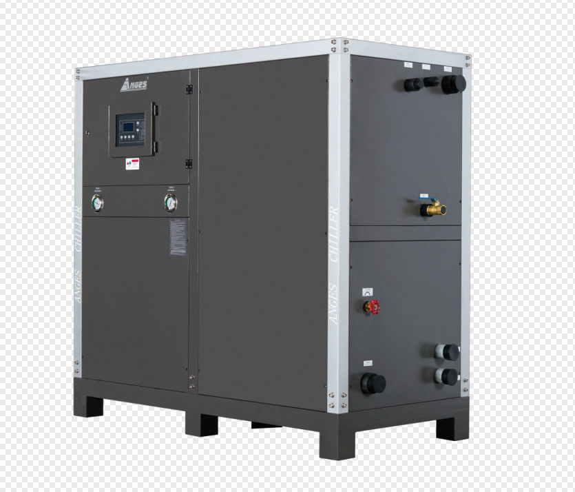 R410A เครื่องทําความเย็น 20HP ระบบเครื่องทําความเย็นแบบหมุนหมุนที่ทําความเย็นด้วยน้ํา 1 เครื่องประปา