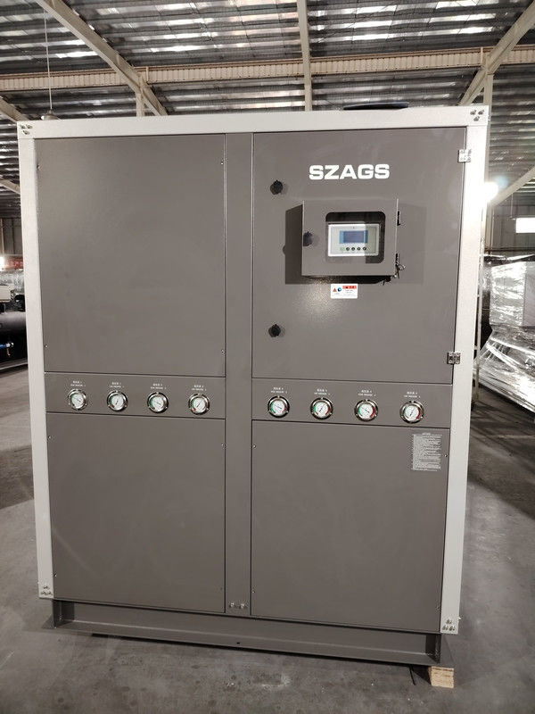 เครื่องทําความเย็นด้วยอากาศ 40 ตัน เครื่องทําความเย็นด้วยอากาศ 144KW เครื่องทําความเย็นด้วยอากาศ