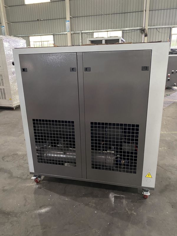 เครื่องทําความเย็นด้วยน้ําขนาดเล็ก 6 ตัน เครื่องทําความเย็นรวดเร็ว 19kW ความจุในการทําความเย็น 24/7 ติดตามทางไกล เครื่องทําความเย็นที่เป็นมิตรต่อสิ่งแวดล้อม