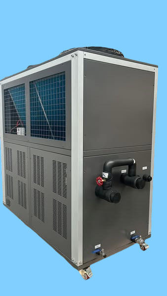 เครื่องทําความเย็นด้วยน้ํา 20HP สําหรับการผลิตพลาสติก สะอาด สะอาดต่อสิ่งแวดล้อม ระบบน้ําทําความเย็นอุตสาหกรรม 20 ตัน