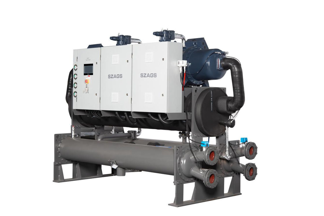 เครื่องทําความเย็นสกรูระบายน้ําประหยัดพลังงาน 240HP สําหรับสายเจาะขนาดสูง