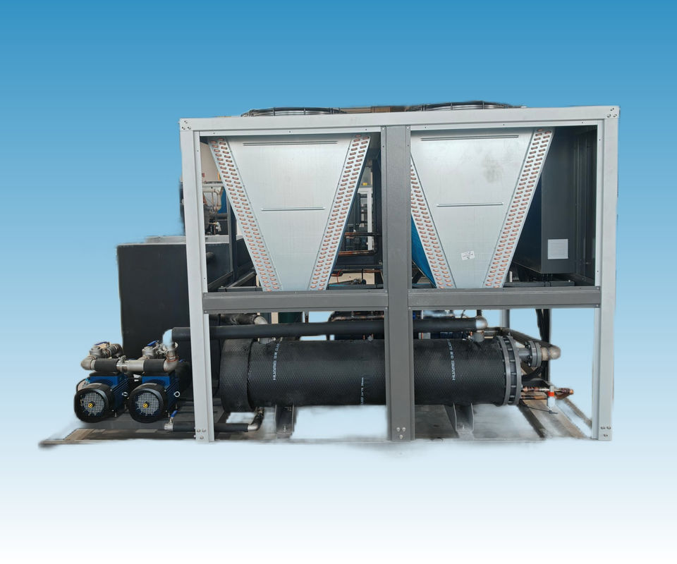 เครื่องทําความเย็นอุณหภูมิต่ํา ประหยัดพลังงาน พร้อมสารเย็น R410A สําหรับอุตสาหกรรมเคมีและการผลิตแบตเตอรี่ลิตียม