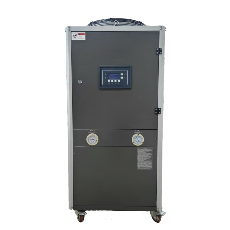 เครื่องทำความเย็นแบบระบายความร้อนด้วยอากาศสำหรับอุตสาหกรรม 3HP ขนาด 8.9kW เครื่องทำความเย็นไกลคอลแบบพกพาสำหรับเครื่องฉีดขึ้นรูป