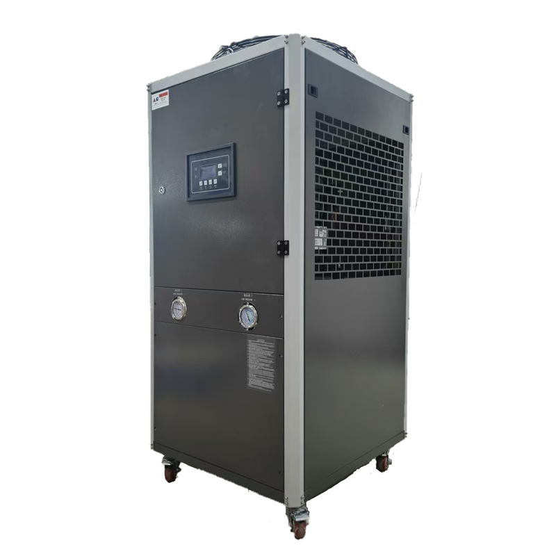เครื่องทำความเย็นแบบระบายความร้อนด้วยอากาศสำหรับอุตสาหกรรม 3HP ขนาด 8.9kW เครื่องทำความเย็นไกลคอลแบบพกพาสำหรับเครื่องฉีดขึ้นรูป