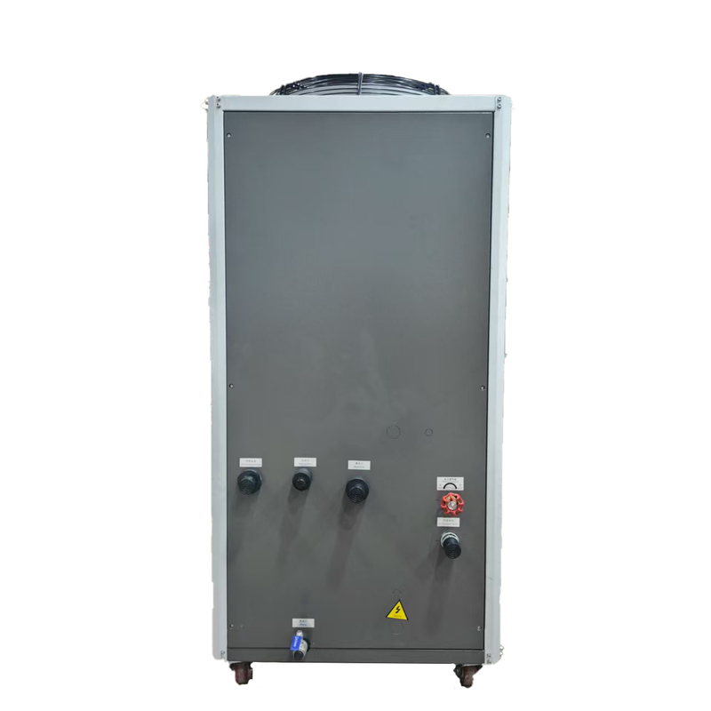 เครื่องทำความเย็นแบบระบายความร้อนด้วยอากาศสำหรับอุตสาหกรรม 3HP ขนาด 8.9kW เครื่องทำความเย็นไกลคอลแบบพกพาสำหรับเครื่องฉีดขึ้นรูป