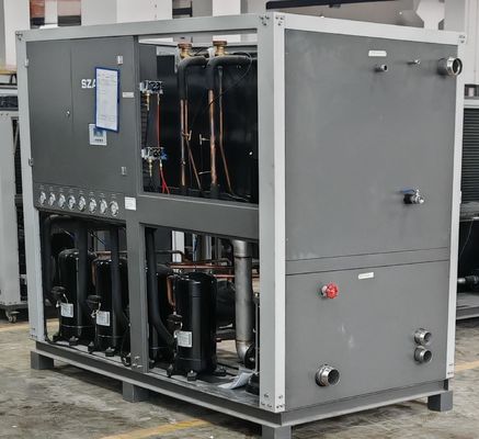 AW-40 ((F) 40HP เครื่องเย็นน้ําสําหรับการแปรรูปผลิตภัณฑ์พลาสติก เครื่องเย็น 40RT สําหรับเครื่องปั่นฉีด Yizumi
