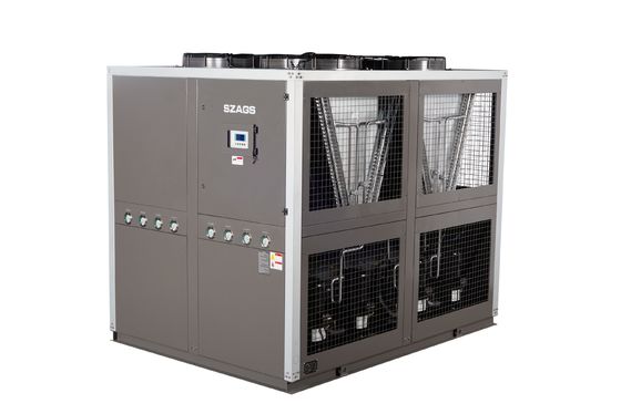 เครื่องทําความเย็นด้วยอากาศ 40 ตัน เครื่องทําความเย็นด้วยอากาศ 144KW เครื่องทําความเย็นด้วยอากาศ