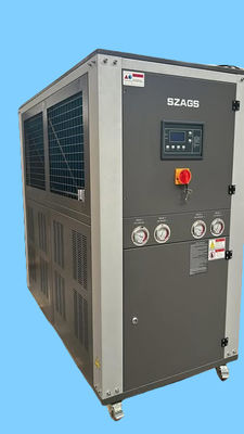 เครื่องทําความเย็นด้วยน้ํา 20HP สําหรับการผลิตพลาสติก สะอาด สะอาดต่อสิ่งแวดล้อม ระบบน้ําทําความเย็นอุตสาหกรรม 20 ตัน