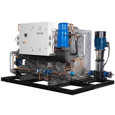 85 Ton Water Cooled Central Chiller เครื่องทำน้ำเย็น HVAC